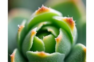 乾燥に強い植物のクローズアップ