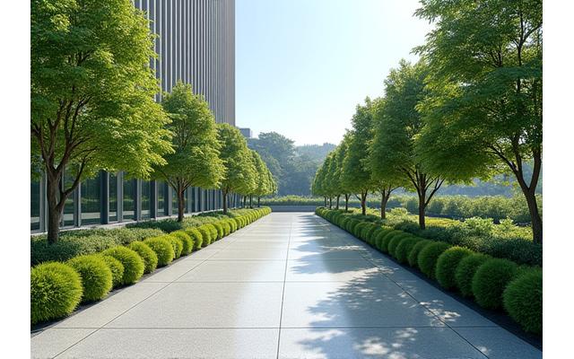 大型商業施設のランドスケープデザイン