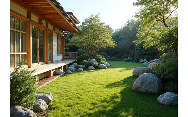 美しい住宅庭園のソリューション